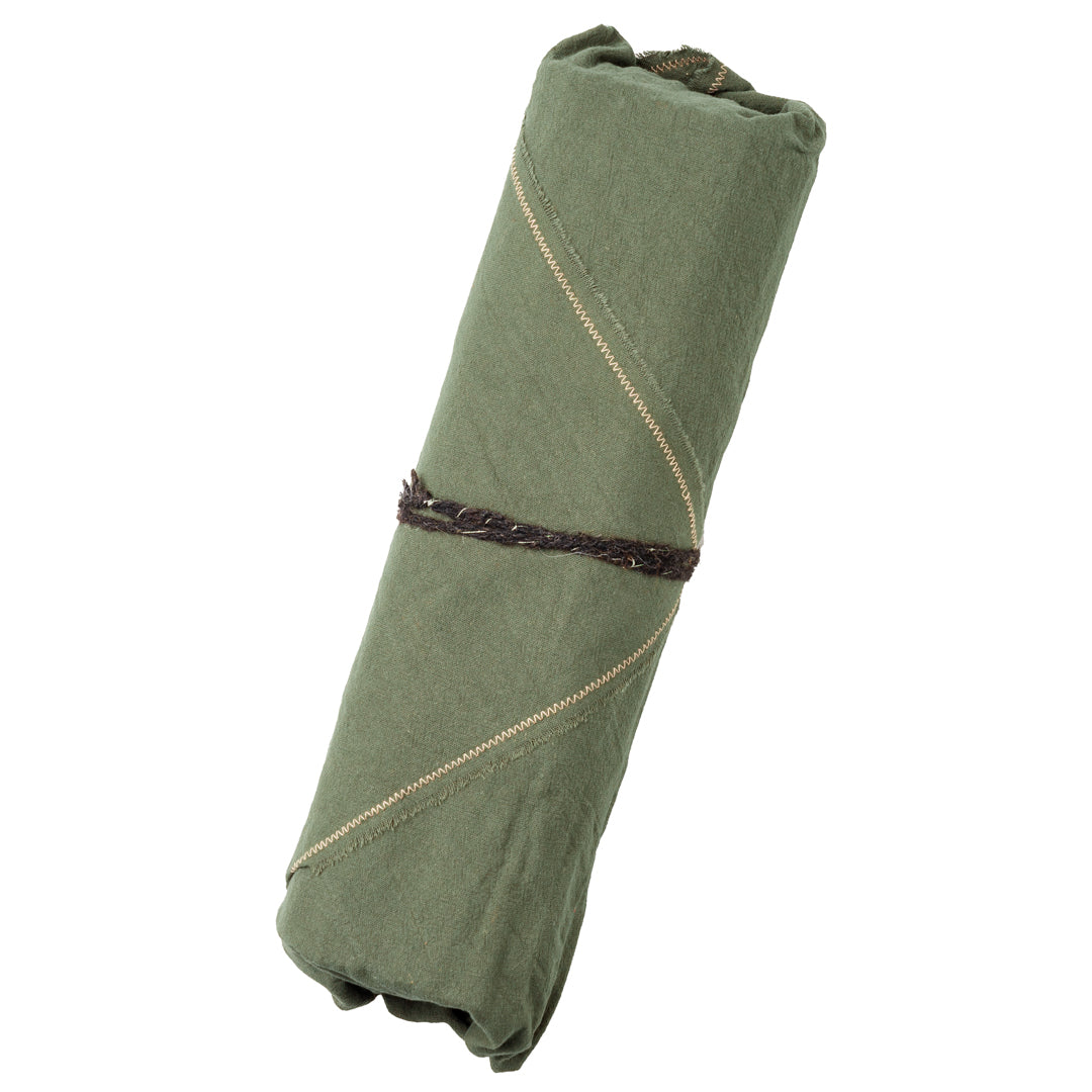 Earthen Treasure chabu rolled in its cloth cover