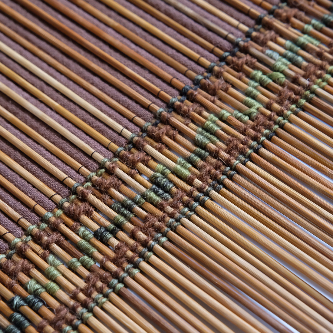 Close view of the weave on the Forest Trail chabu