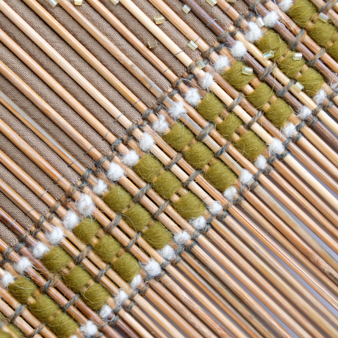 Close view of the weave on the Golden Path chabu