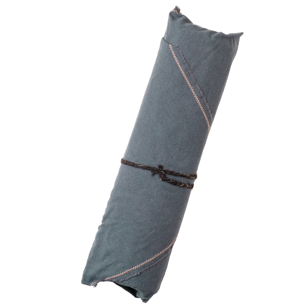Moonlit Threads chabu rolled in its cloth cover