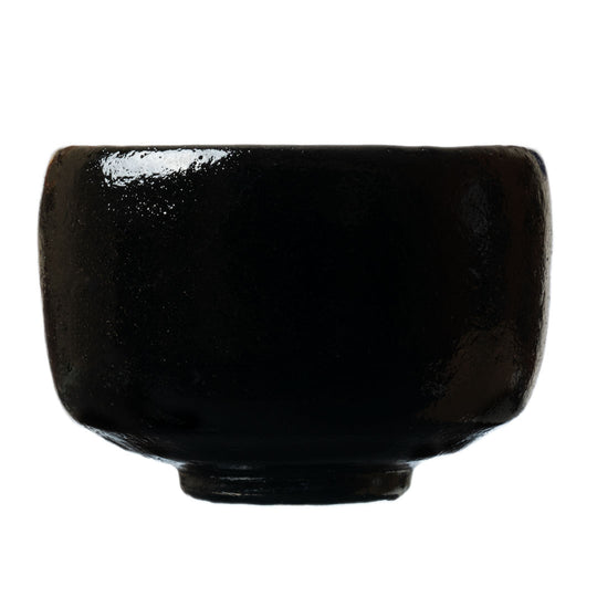 Master-Crafted Black Raku Chawan